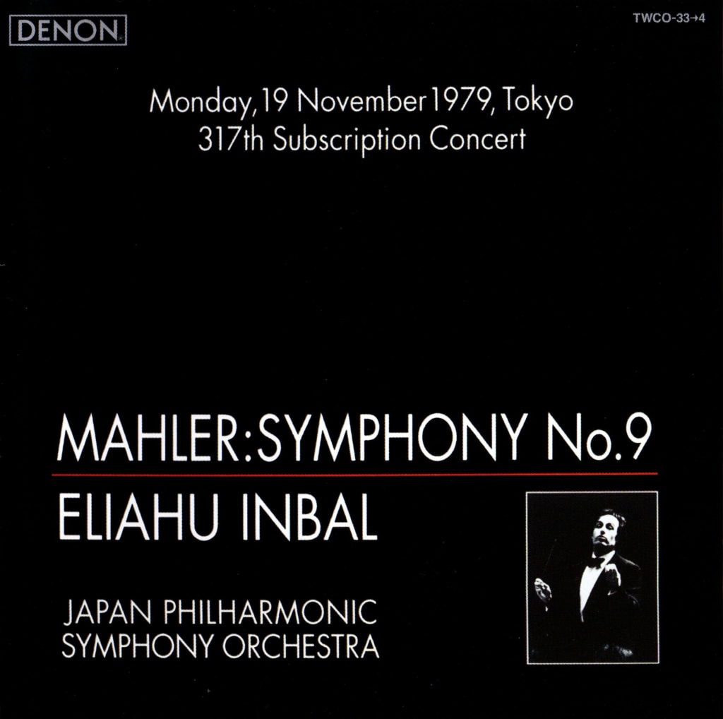 Mahler Symphony No Eliahu Inbal Japan Philharmonic Symphony Orchestra Keowell Covers